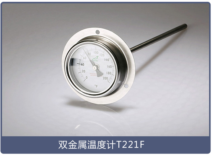 熱銷款后法蘭安裝雙金屬溫度計