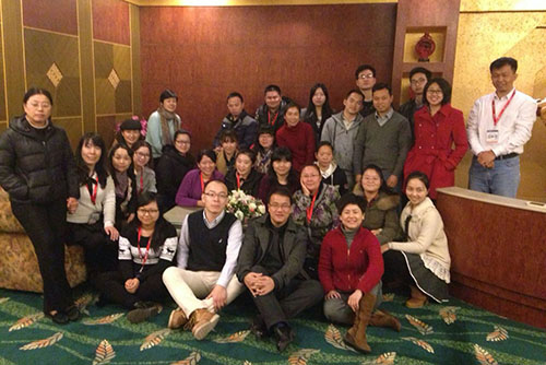 外貿(mào)天使訓(xùn)練營與孫明明老師合影