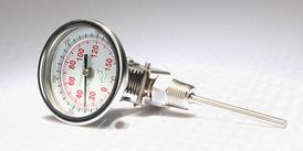 用來(lái)測(cè)量窖池的雙金屬溫度計(jì)