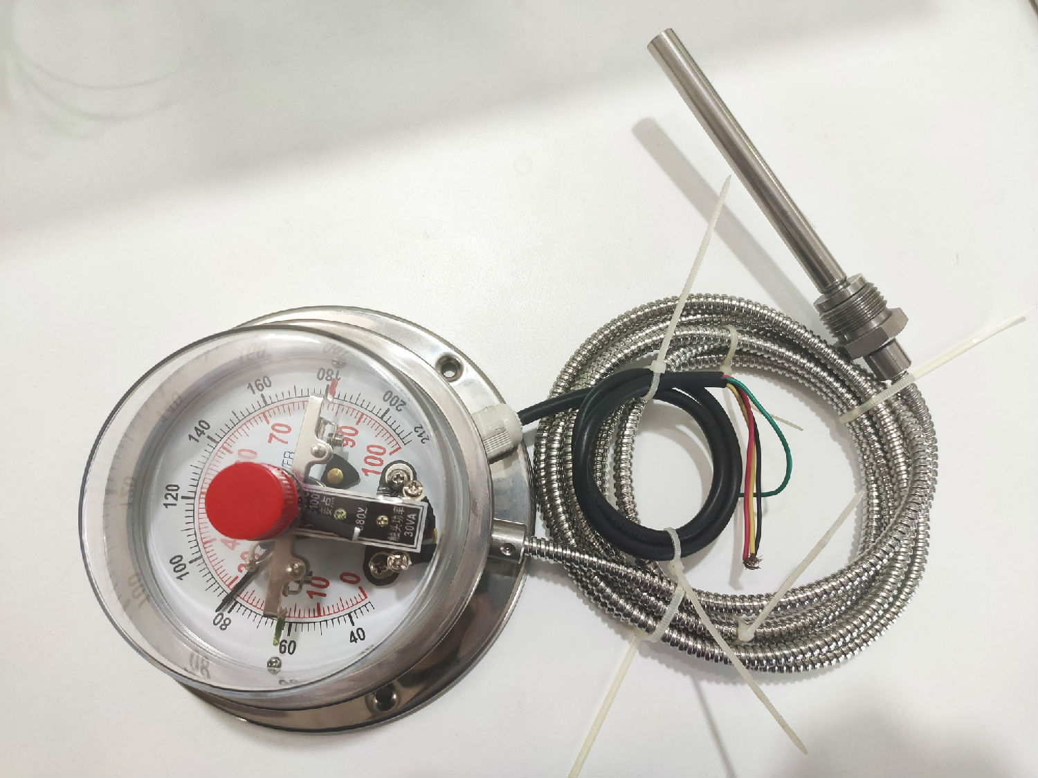 電接點(diǎn)雙金屬溫度計(jì) 電接點(diǎn)雙金屬溫度計(jì)