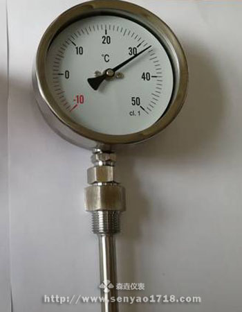 WSS-411雙金屬溫度計(jì)可以接護(hù)套嗎？