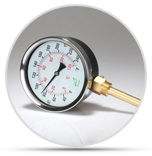 帶BSP螺牙雙金屬溫度計(jì)介紹 帶BSP螺牙雙金屬溫度計(jì)介紹