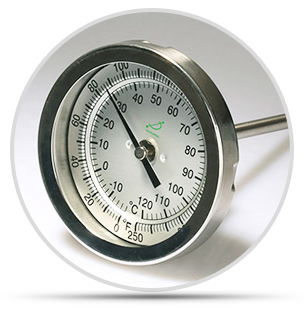 WSS雙金屬溫度計(jì)為什么0度在中間，0度兩邊都有刻度？